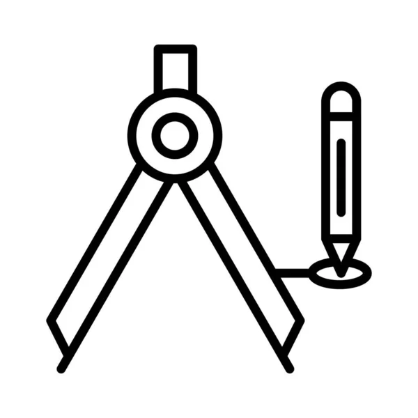 Compass Vector Icon Design — Vector de stock