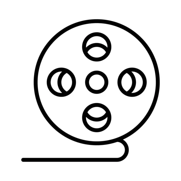 Film Reel Vector Icon Design — ストックベクタ