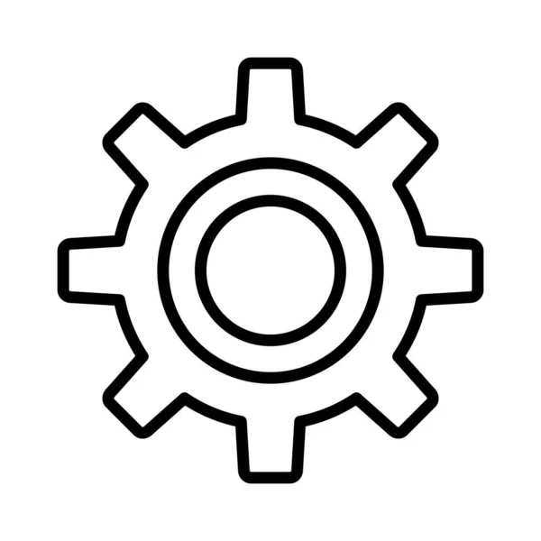 Setting Vector Icon Design — Wektor stockowy