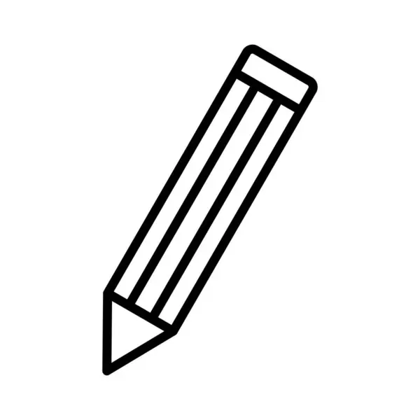 Ceruza Vektor Ikon Kialakítása — Stock Vector
