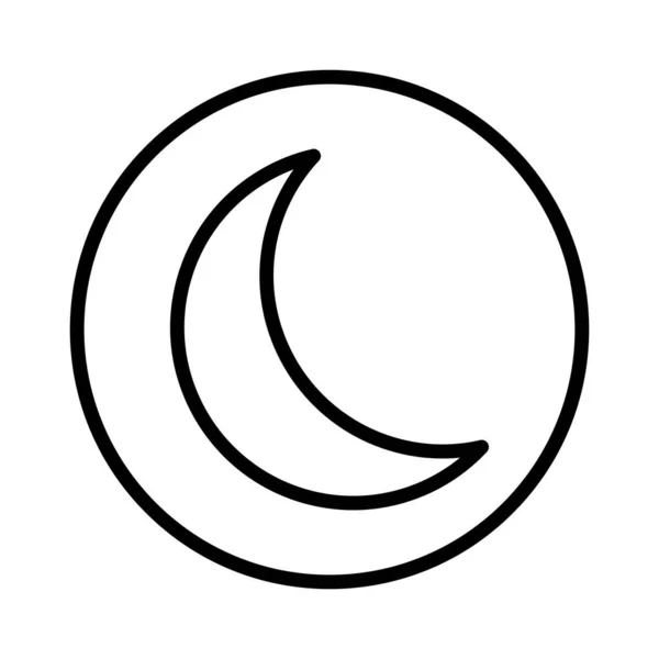 Дизайн Векторной Иконки Ночного Режима — стоковый вектор