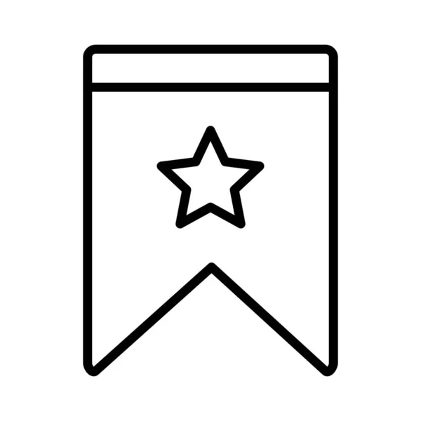Bookmark Vector Icon Design — 스톡 벡터