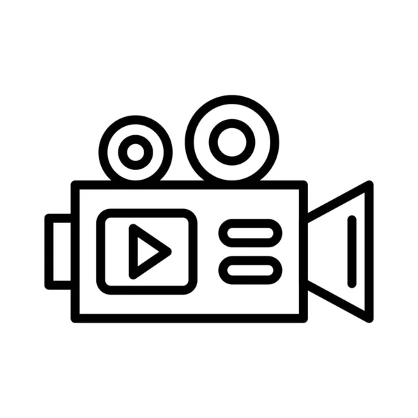 Дизайн Векторної Іконки Відеокамери — стоковий вектор