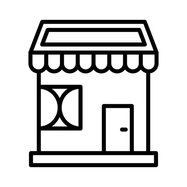 Tienda Vector Icono Diseño — Vector de stock