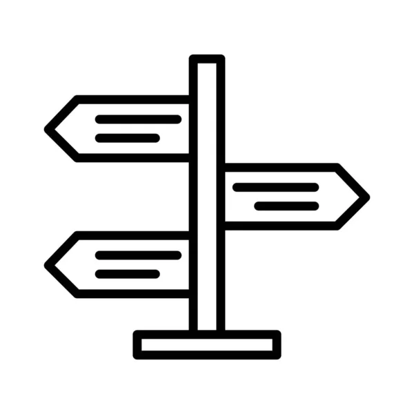 Street Sign Vector Icon Design — Stock Vector