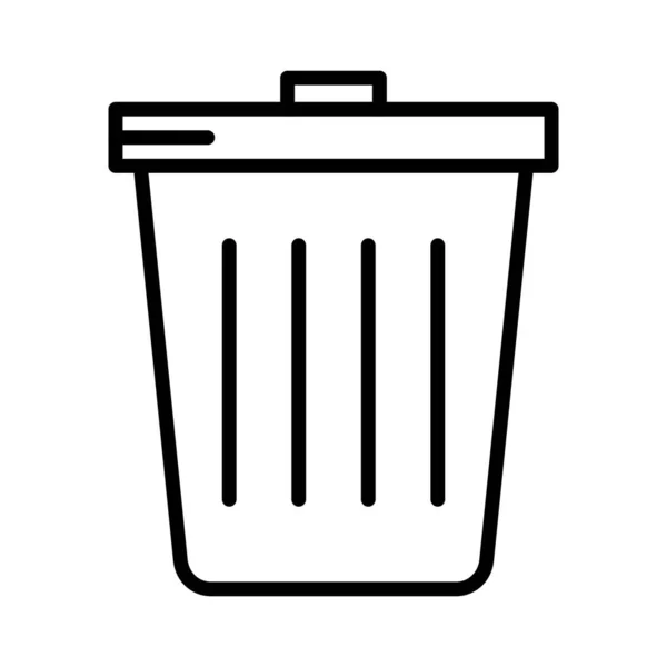 Trash Vector Icon Design — Image vectorielle