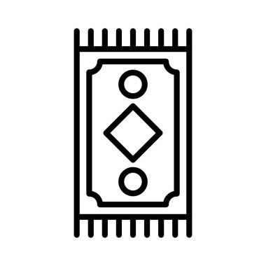 Dua Halı Vektörü Simgesi Tasarımı