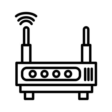 Router Vector Icon Design