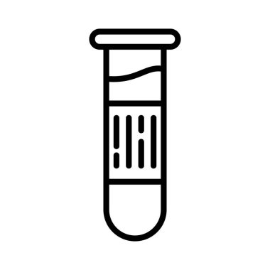 Test Tube Vector Icon Design