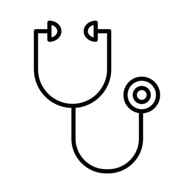 Stetoskop vektör simgesi tasarım