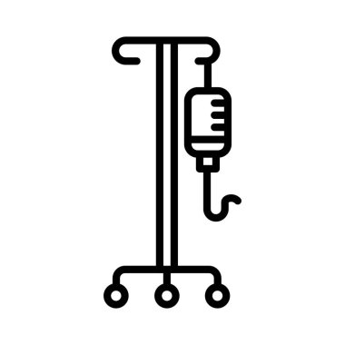 İnfüzyon Rack Vektör Simgesi Tasarımı