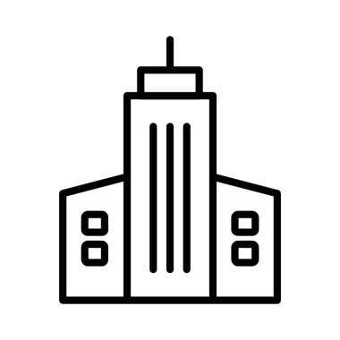 Gökdelen Vektör Simgesi Tasarımı