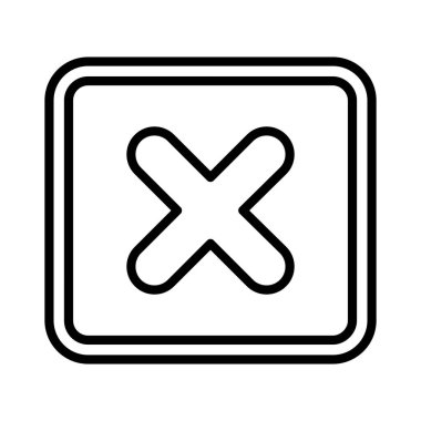 Çarpma Vektörü Simgesi Tasarımı