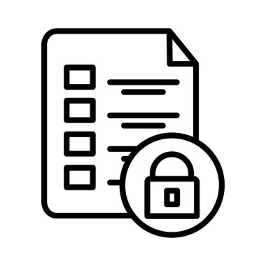 Data Security Vector Icon Design