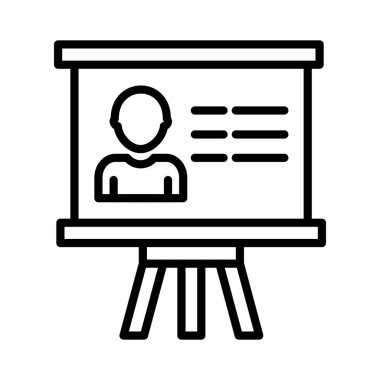 Presentation Vector Icon Design