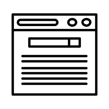 Browser Vector Icon Design