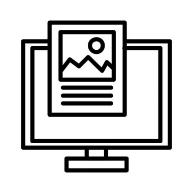 Ön uç Vektör Simgesi Tasarımı