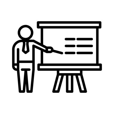 Presentation Vector Icon Design