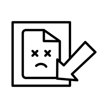 Veri Tablosu Vektör Simgesi Tasarımı