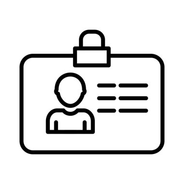 Kimlik Vektörü Simgesi Tasarımı