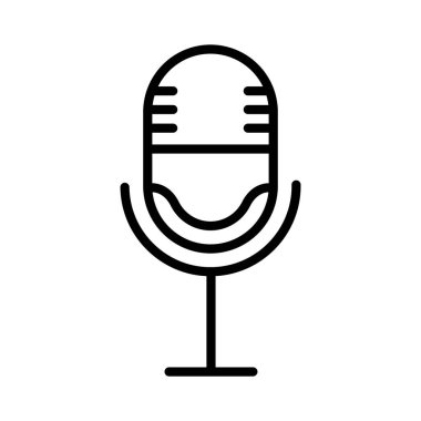 Mikrofon vektör simgesi tasarım