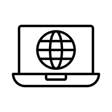 Dizüstü vektör simgesi tasarım