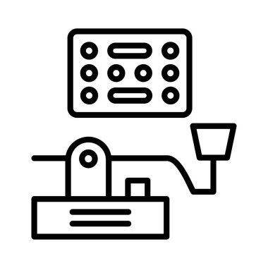 Mors Kodu Vektör Simgesi Tasarımı