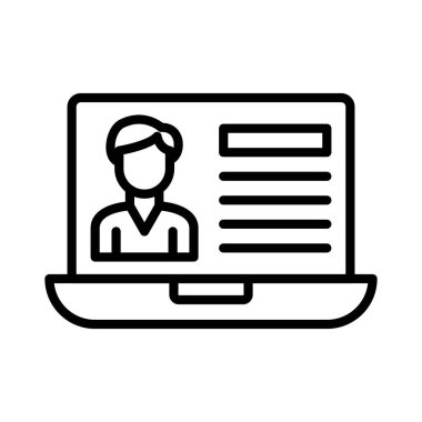 Kullanıcı Hesap Vektörü Simgesi Tasarımı