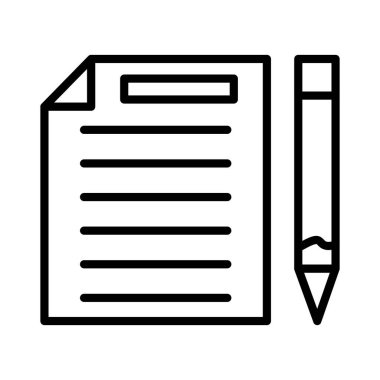 Writing Vector Icon Design