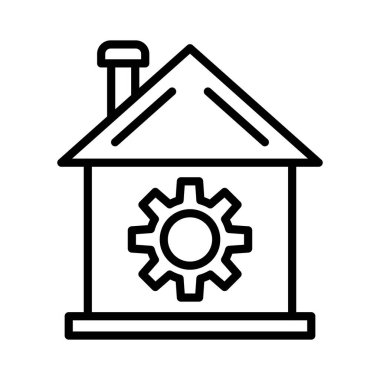 Smart Home Vector Icon Design