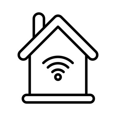 Smart Home Vector Icon Design