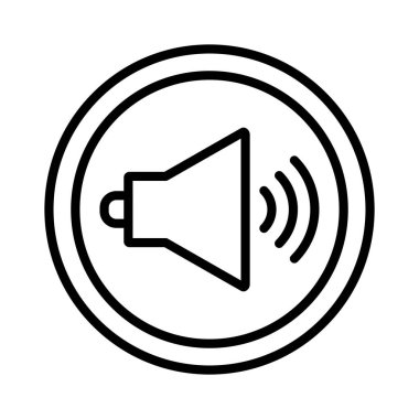 Hoparlör vektör simgesi tasarım