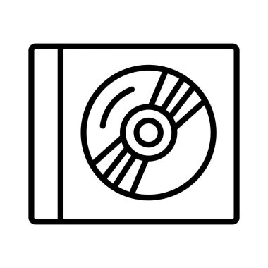 Sıkıştırılmış Disk Vektörü Simgesi Tasarımı