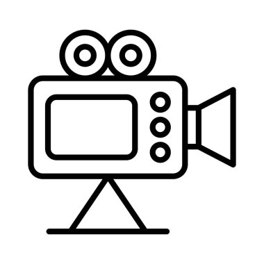 Video Camera Vector Icon Design