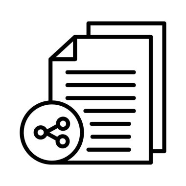 Dosya Vektörü Simgesi Tasarımı Paylaş