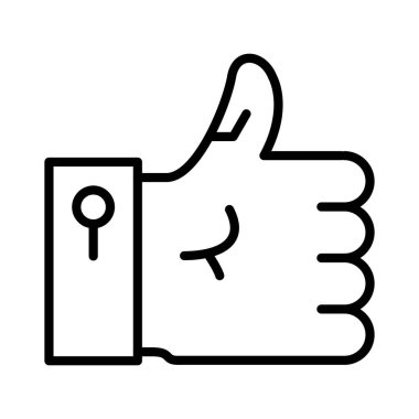 Vektör simgesi tasarım başparmak