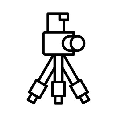 Tripod Vektör Simgesi Tasarımı