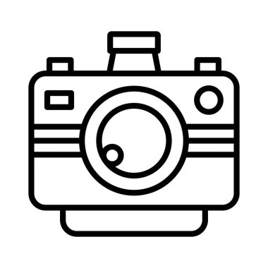 Ön Kamera Vektör Simgesi Tasarımı