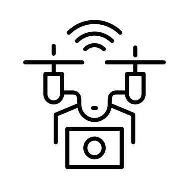 Drone Vector Icon Design