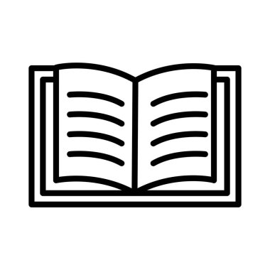 Kitap Vektörü Simgesi Tasarımı