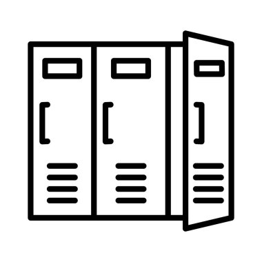 Locker Vector Icon Design