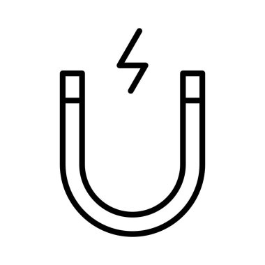 Mıknatıs vektör simgesi tasarım