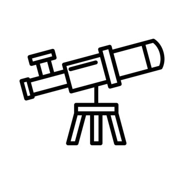 telescope Vector Icon Design