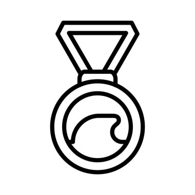 Madalya vektör simgesi tasarım