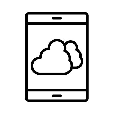 bulut vektör simgesi tasarımı