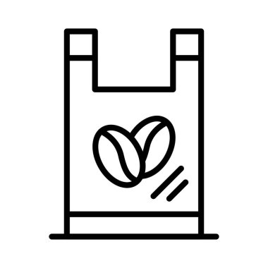 Plastik Torba Vektör Simgesi Tasarımı