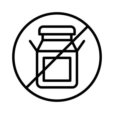 Süt Vektörü Simgesi Tasarımı Yok