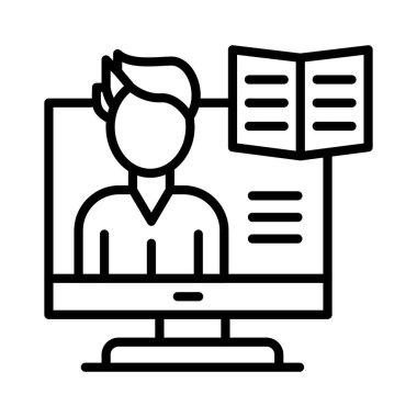 Elearning Vector Icon Design