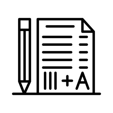 Exam Vector Icon Design