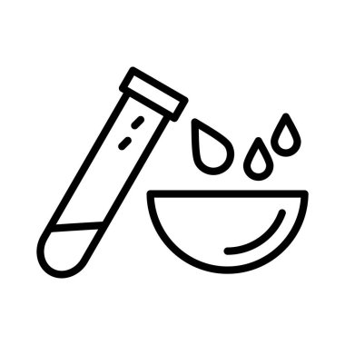 Deney Vektörü Simgesi Tasarımı